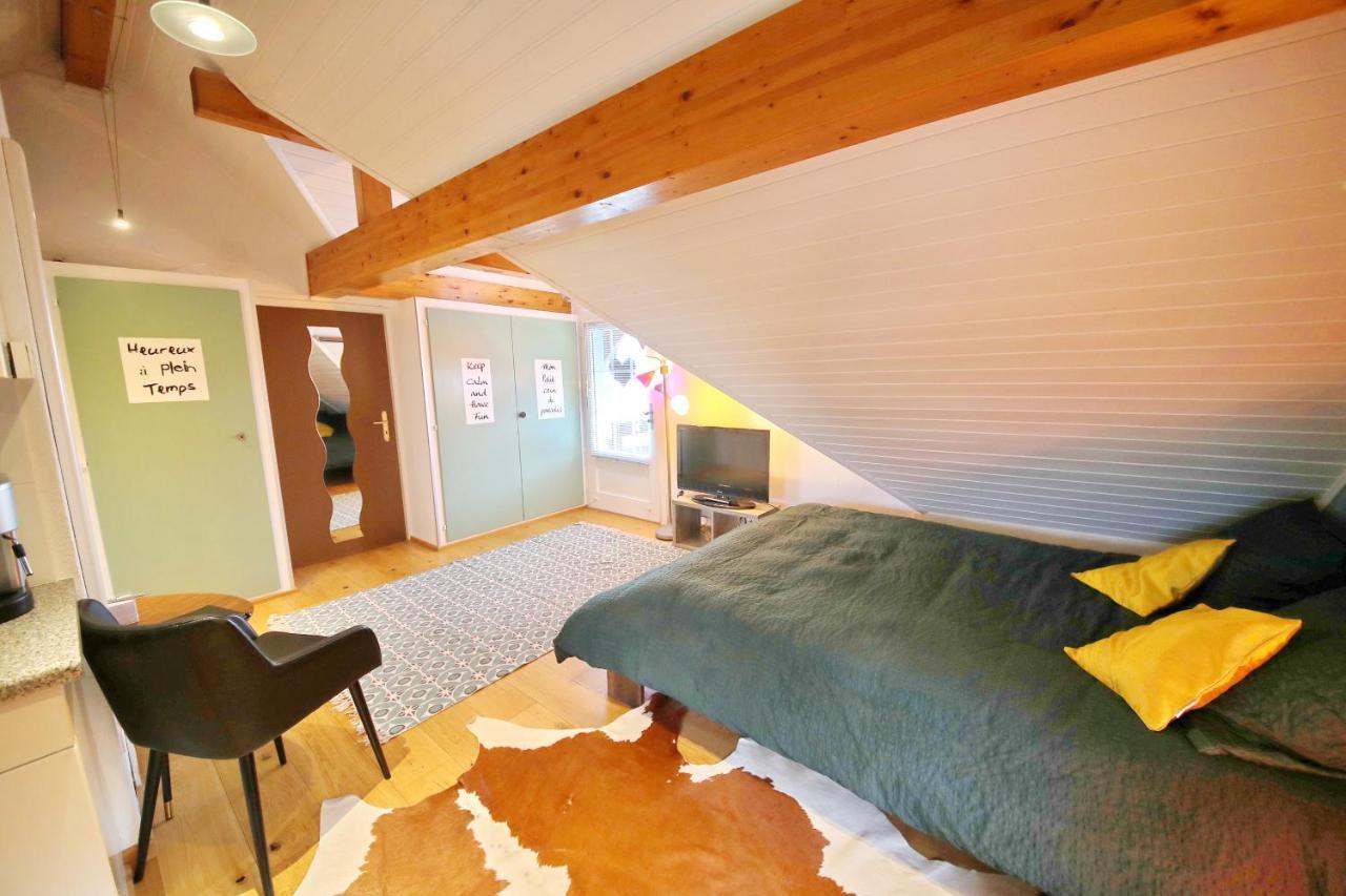 Corseaux Beach Rooms-Riviera Beach Apartments Vevey Eksteriør bilde
