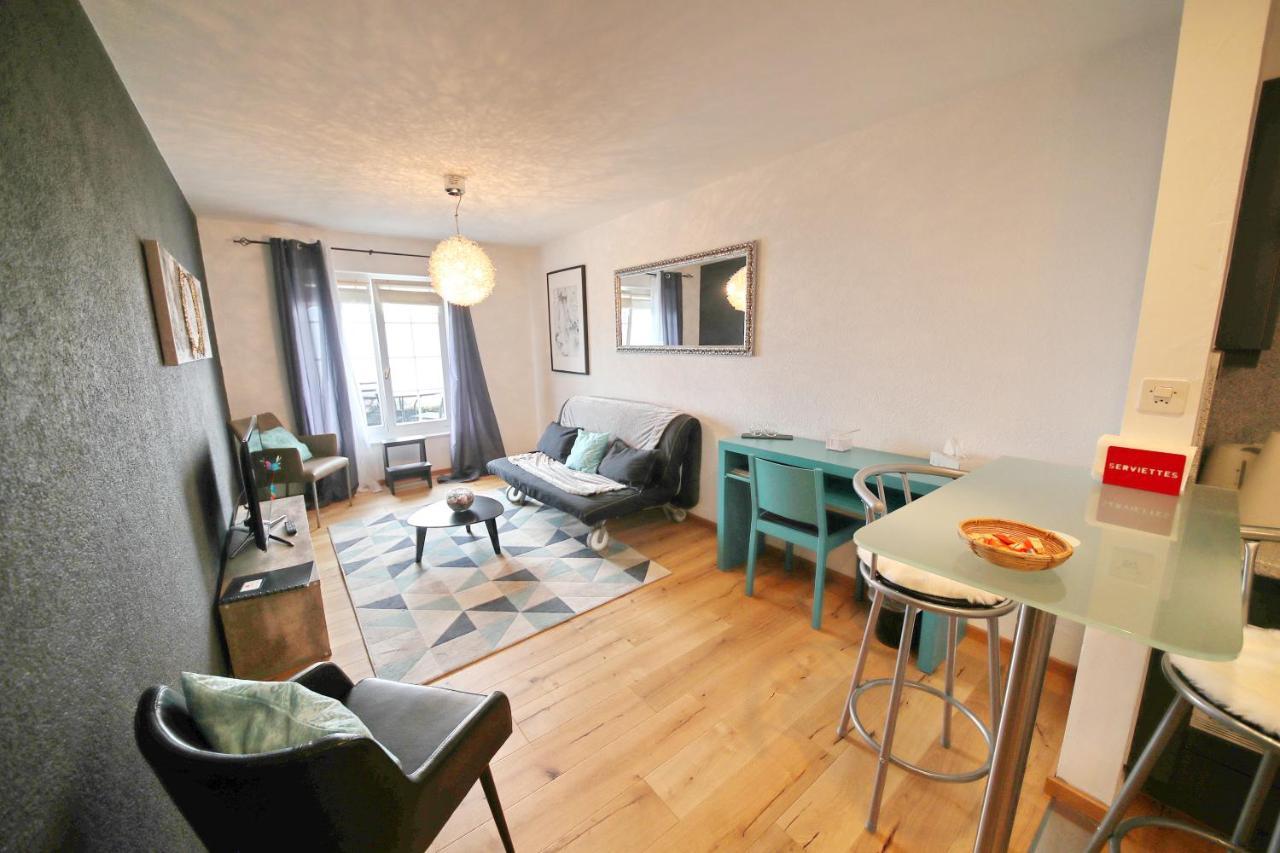 Corseaux Beach Rooms-Riviera Beach Apartments Vevey Eksteriør bilde