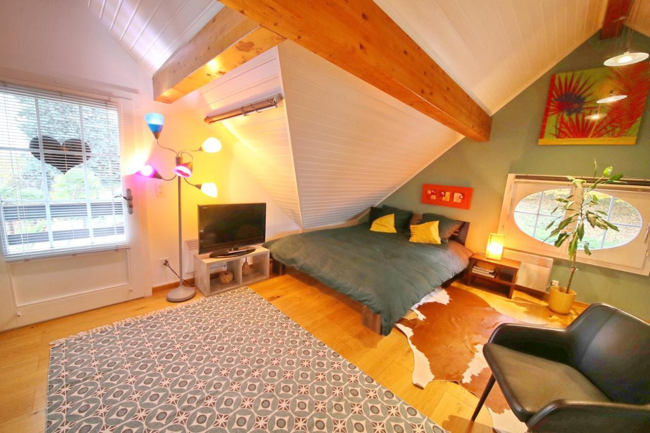 Corseaux Beach Rooms-Riviera Beach Apartments Vevey Eksteriør bilde