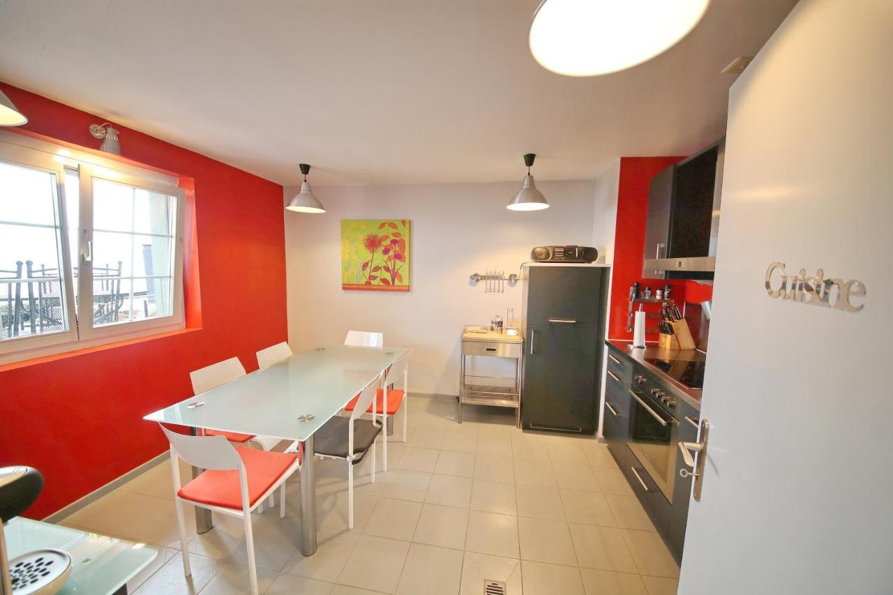 Corseaux Beach Rooms-Riviera Beach Apartments Vevey Eksteriør bilde