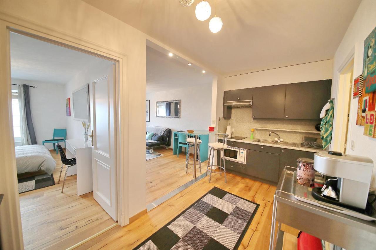 Corseaux Beach Rooms-Riviera Beach Apartments Vevey Eksteriør bilde