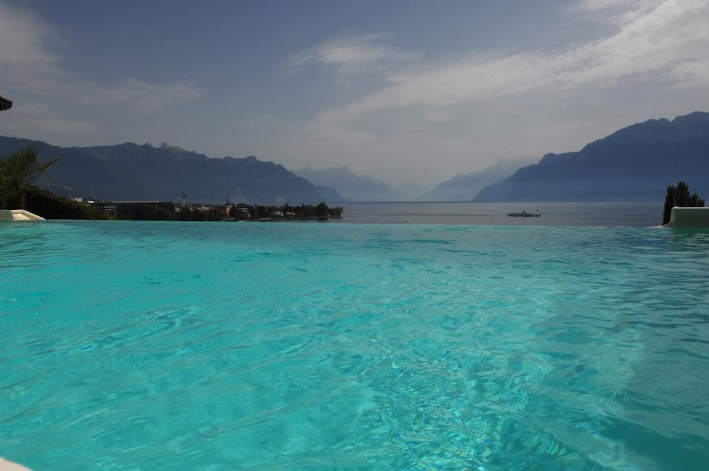 Corseaux Beach Rooms-Riviera Beach Apartments Vevey Eksteriør bilde