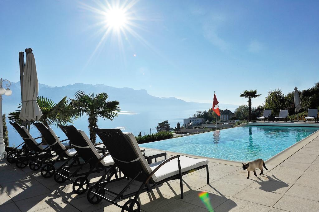 Corseaux Beach Rooms-Riviera Beach Apartments Vevey Eksteriør bilde